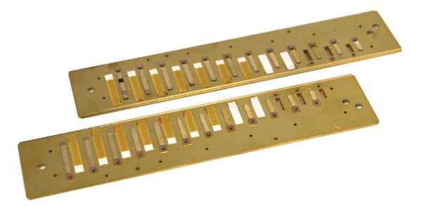 Reed plate set - M270 key of C, Gold 