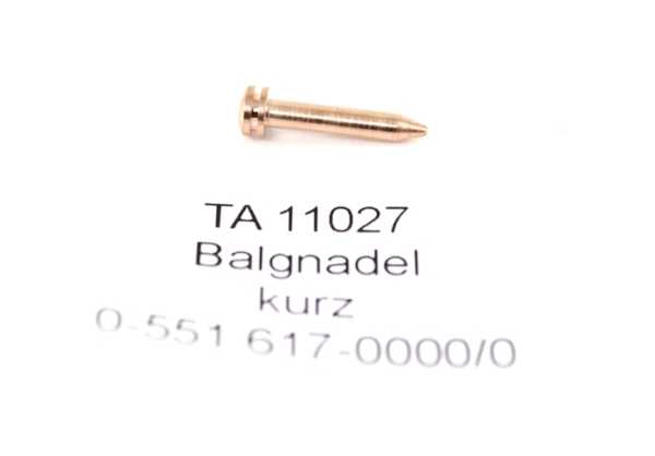 Balgnadeln,  ROTGOLD, alle Gola, 2,5x16mm 
