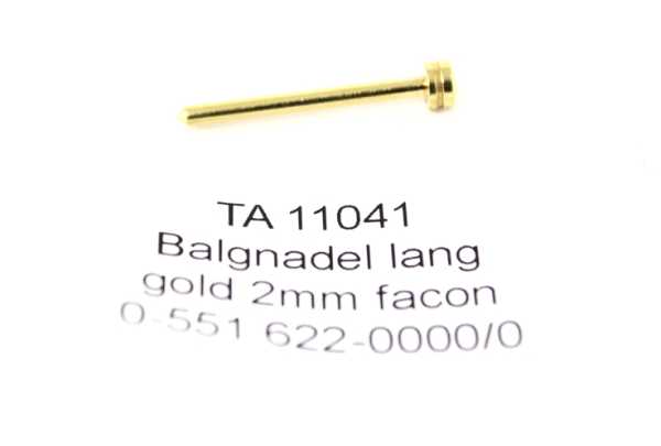 Balgnadeln, lang, gelb-gold 2,0x26mm für Romandie 