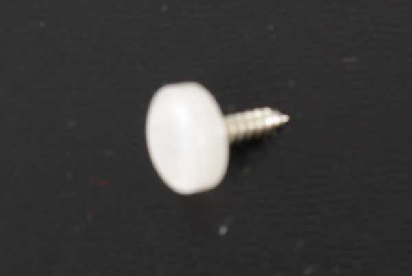 Bass Button smooth, white-pearl 