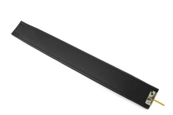 hand strap 425 x50mm  black upholstered with spindle screw 