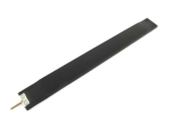 hand strap 475 x50mm  black upholstered with spindle screw 