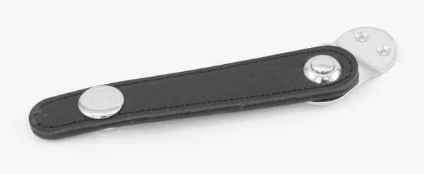 bellow strap black, length 110mm upholstered 