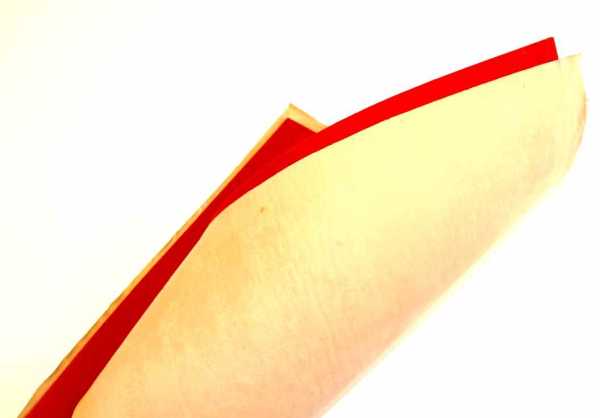 Filz/Leder Bogen Rot 400x400x4mm Filz/Leder Bogen